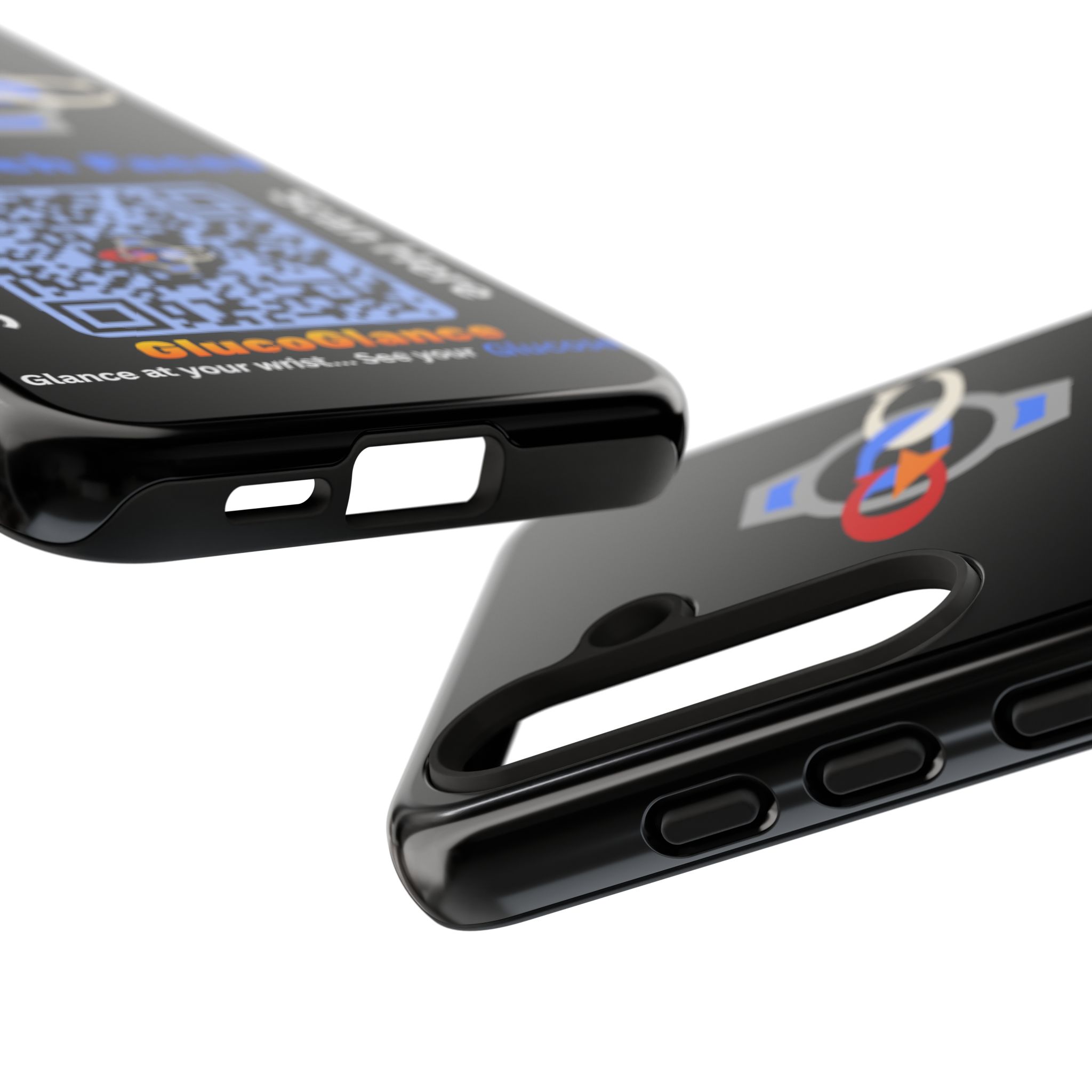 GDC Watch Faces Phone Case, Tough Smartphone Case for Diabetics, Durable Phone Cover, Unique QR Code Design, Functional Gift Idea - Image 7