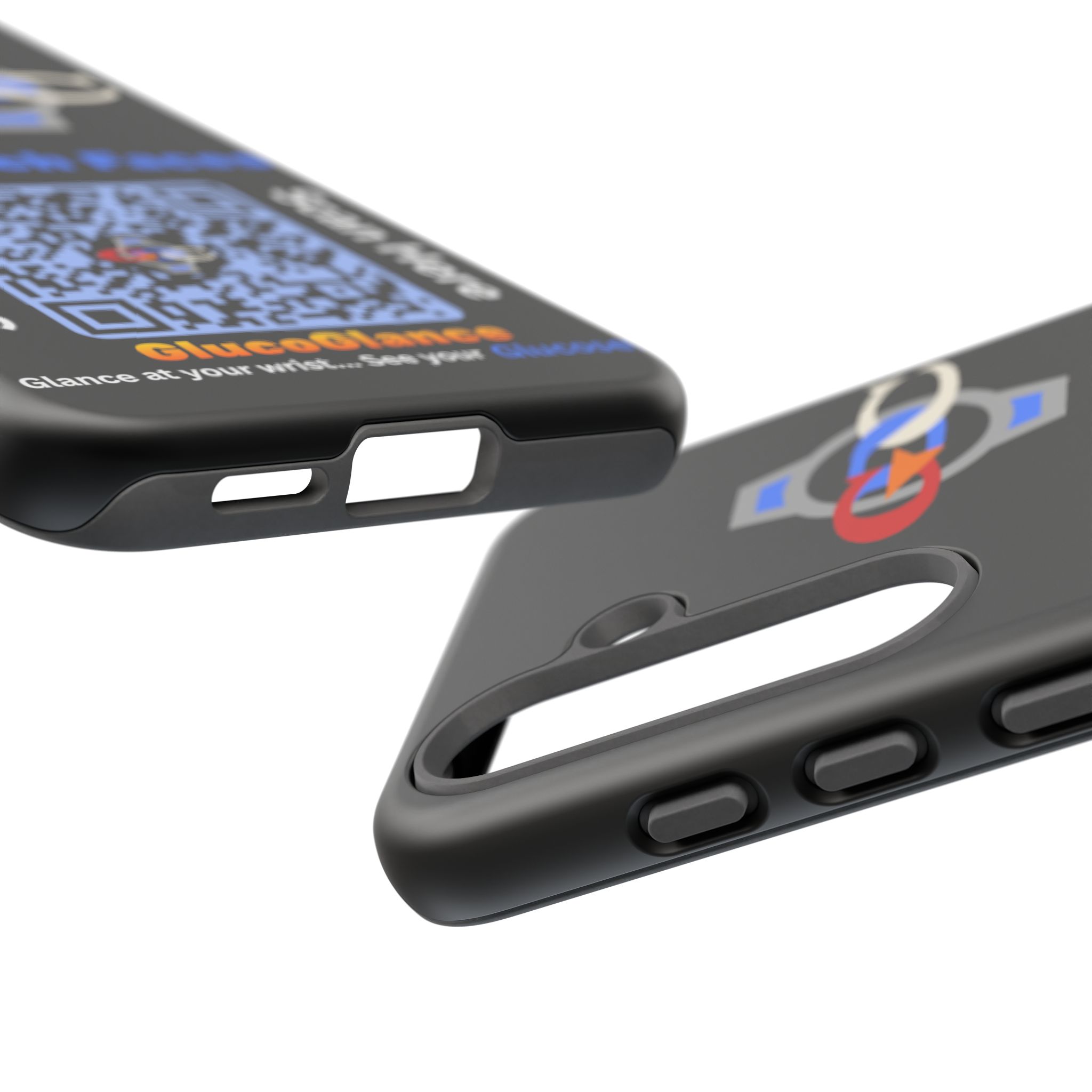 GDC Watch Faces Phone Case, Tough Smartphone Case for Diabetics, Durable Phone Cover, Unique QR Code Design, Functional Gift Idea - Image 27