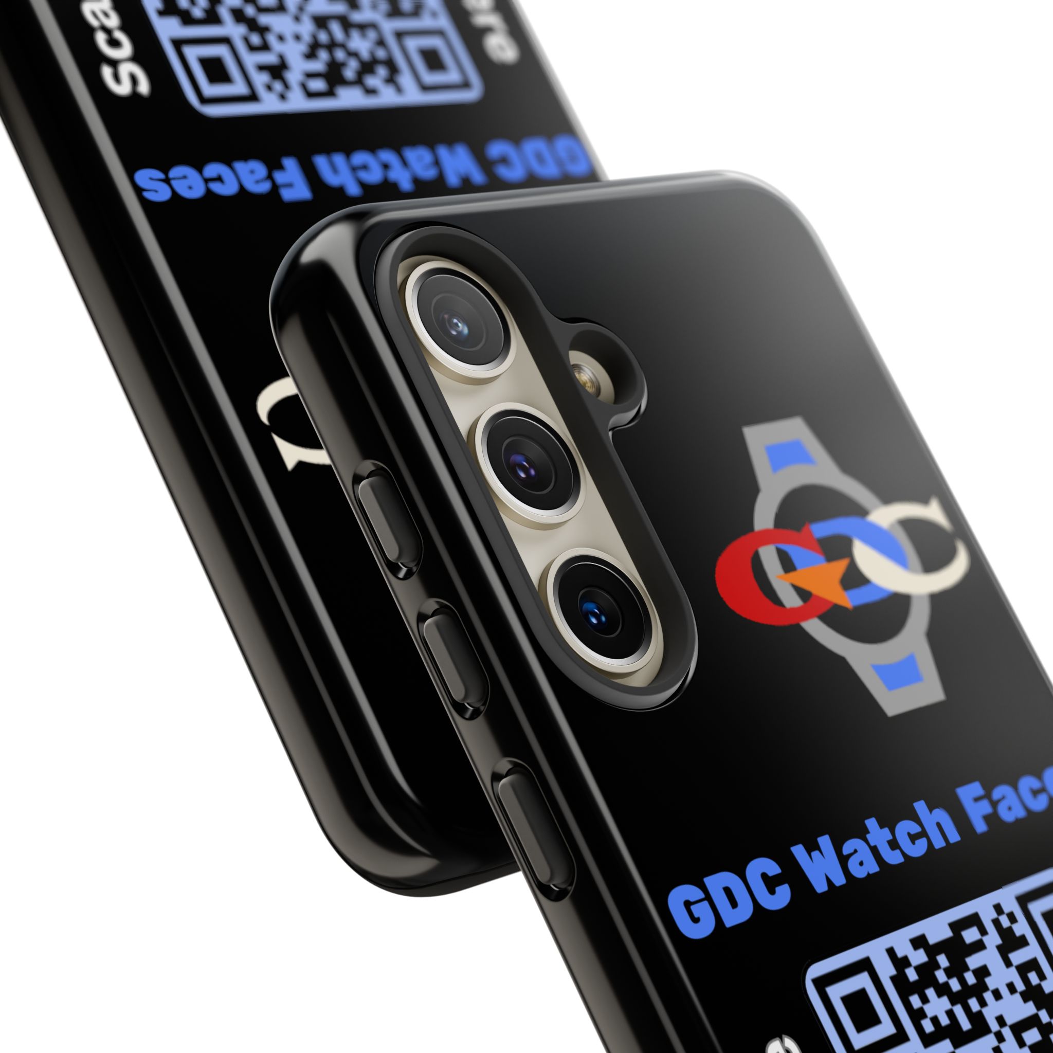GDC Watch Faces Phone Case, Tough Smartphone Case for Diabetics, Durable Phone Cover, Unique QR Code Design, Functional Gift Idea - Image 6