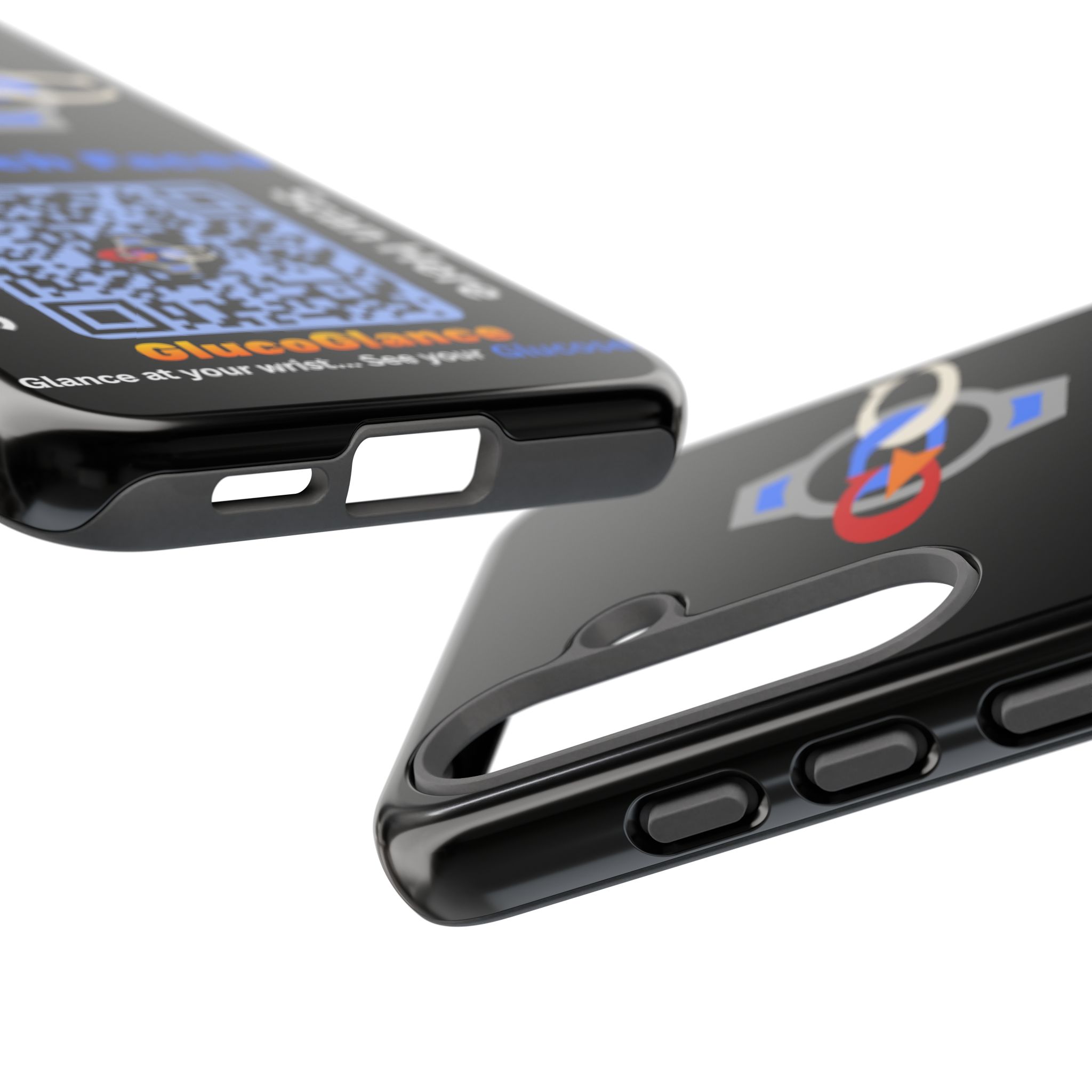 GDC Watch Faces Phone Case, Tough Smartphone Case for Diabetics, Durable Phone Cover, Unique QR Code Design, Functional Gift Idea - Image 23